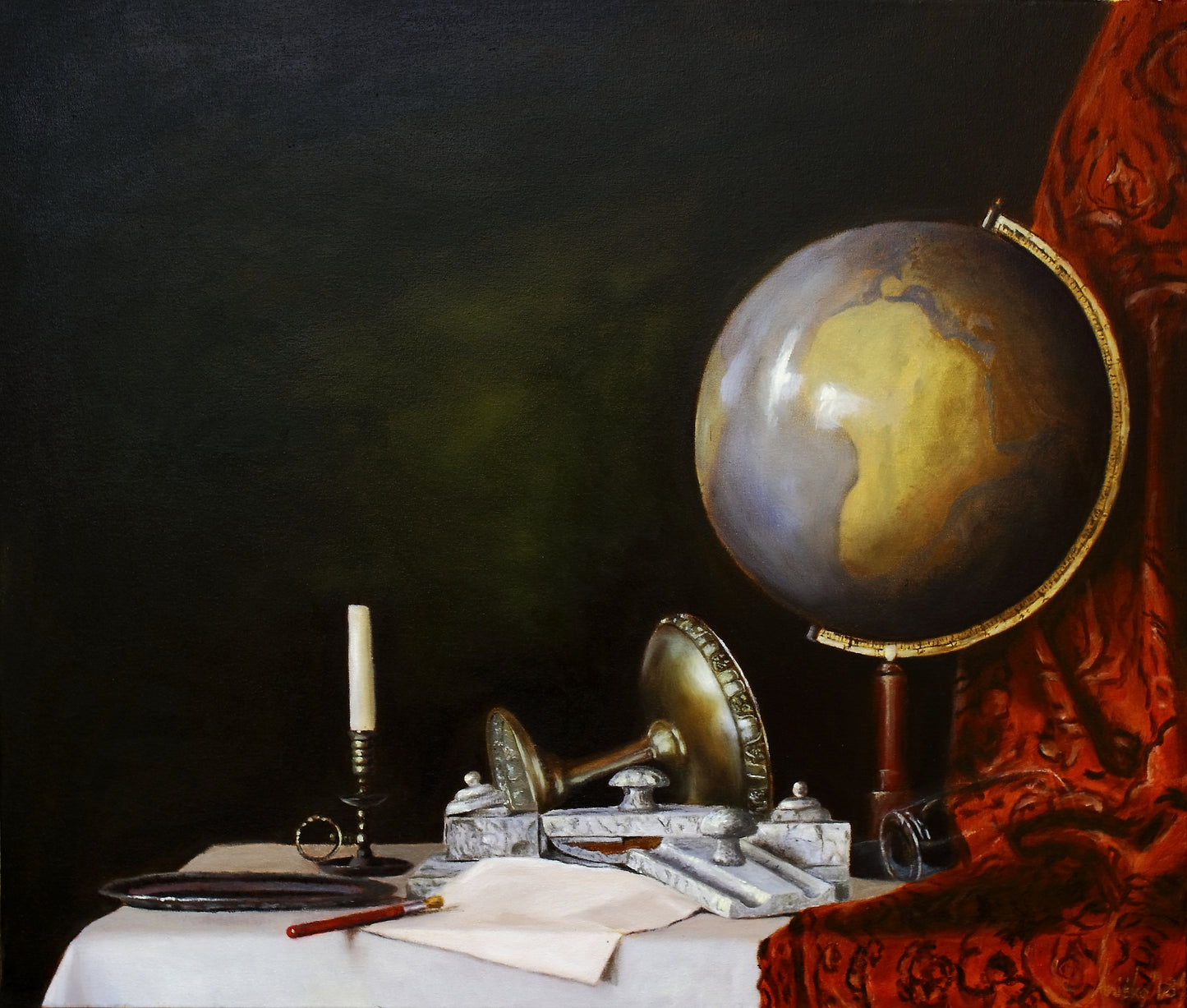 Still Life with a Globe