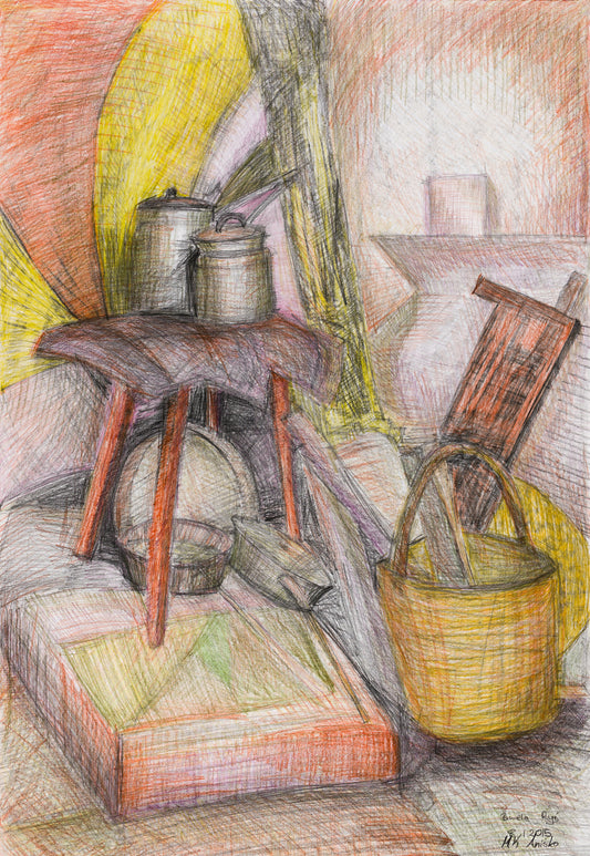 Still Life with a Stool