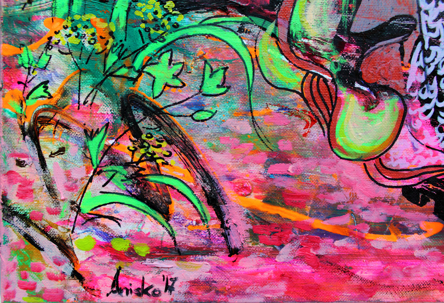 Young Woman With a Lantern, 2017
