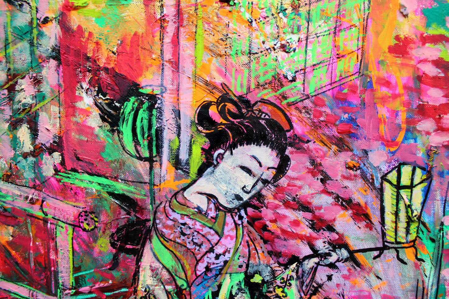 Young Woman With a Lantern, 2017