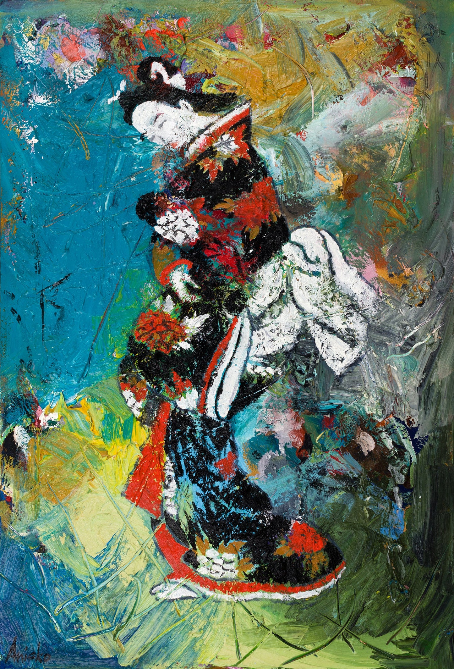 Beauty in a Black Kimono, 2020