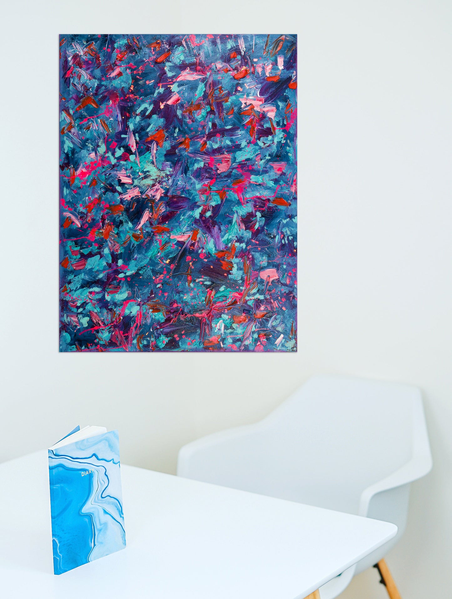 Blue and Pink, 2019