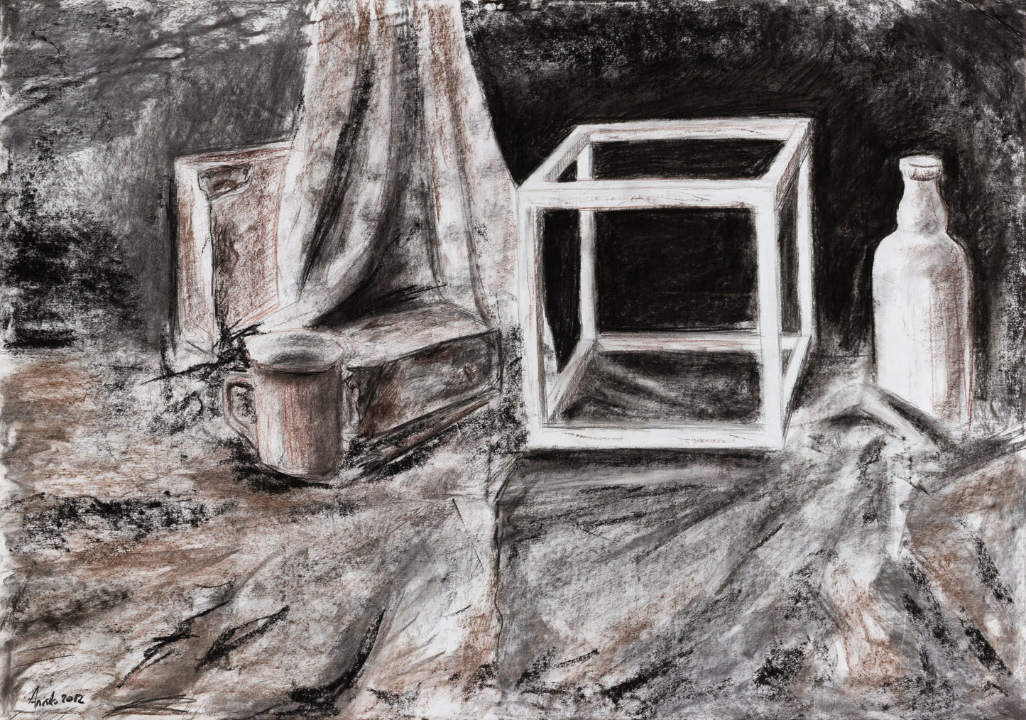 Still Life with a Cube, 2012
