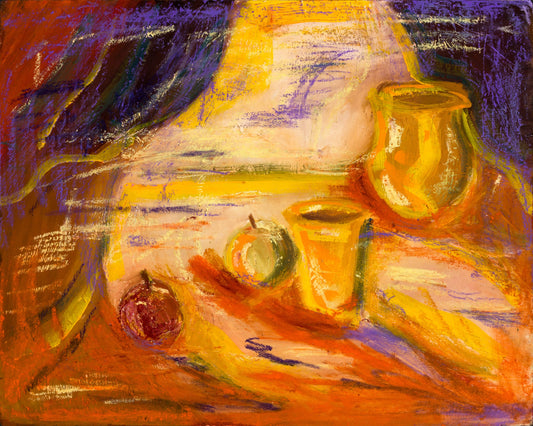 Still Life with a Jug and Apples